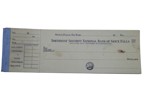 Vintage bank check Northwest National bank of Sioux falls.