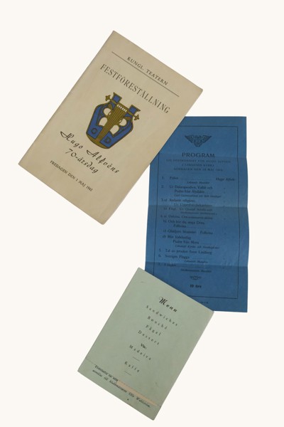 Hugo Alfvén Festföreställning 1 maj 1942.