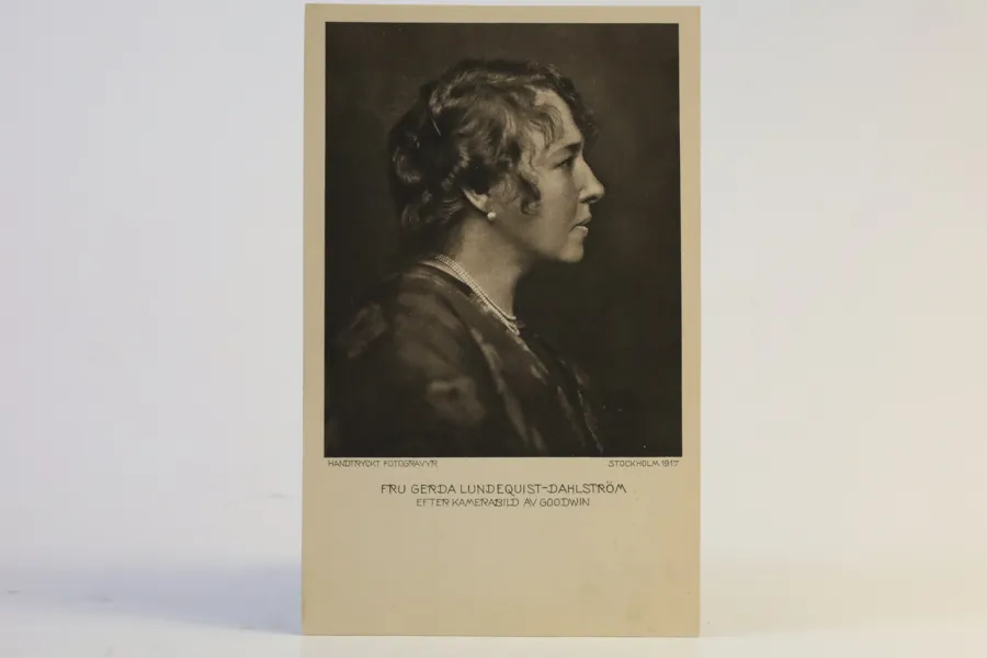 HENRY B GOODWIN. FRU GERDA LUNDEQUIST-DAHLSTRÖM.