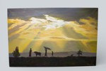 Signerad originalmålning – Figurativt landskap – 2003 – Inramad