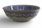 Gustavsberg – Stor blåvit skål / tvättfat, ca 35 cm