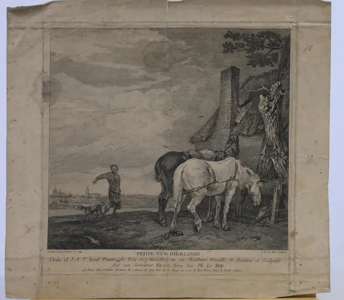 JACQUES-PHILIPPE LE BAS (1707–1783. KOPPARSTICK.