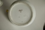 KAFFEKANNA, flintgods, såkallad "Stolpkanna", Rörstrand, tidigt 1900-tal.