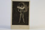 DORA KALLMUS (1881-1963) ALIAS MADAME D'ORA. Vykort Harlequin The two brothers Seppanoio.