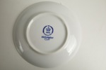Kahla kaffekoppar med fat – Kobaltunterglasur – GDR – 8 par