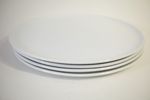 4 stora pizzatallrikar – Xantia – vitglaserat porslin