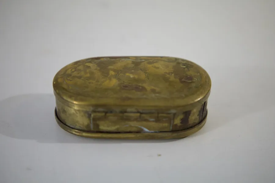 Snusdosa, mässing, 1800-tal