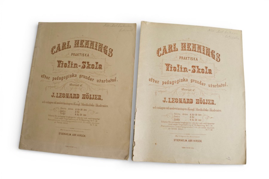 CARL HENNINGS – PRAKTISKA VIOLIN-SKOLA