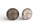 ITALY / G.I.L. “AL MERITO PREMARINARO”. Pair of Italian naval youth medals, 1930–40s.