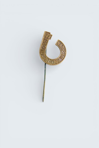 GERMANY. “1. SS PANZER SPEERSCHAR WIESBADEN”. German militaria stick pin.