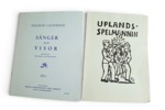 SVENSK FOLKMUSIK. Hjalmar Casserman “Sånger och visor” samt “Uplands-spelmannen”.