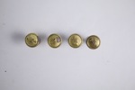UNIFORMSKNAPPAR / KNAPPAR I MÄSSING (4 ST)