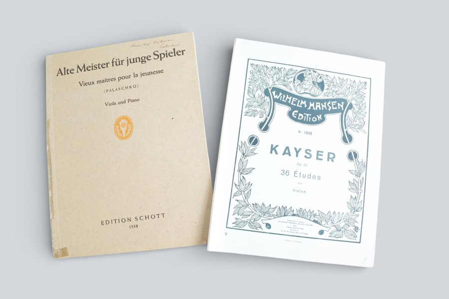 NOTBÖCKER, 2 st, violin / viola – Kayser & Alte Meister