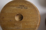 3 TRÄSKÅLAR, teak, Laurids Lønborg Danmark samt Sibel Craft Sverige