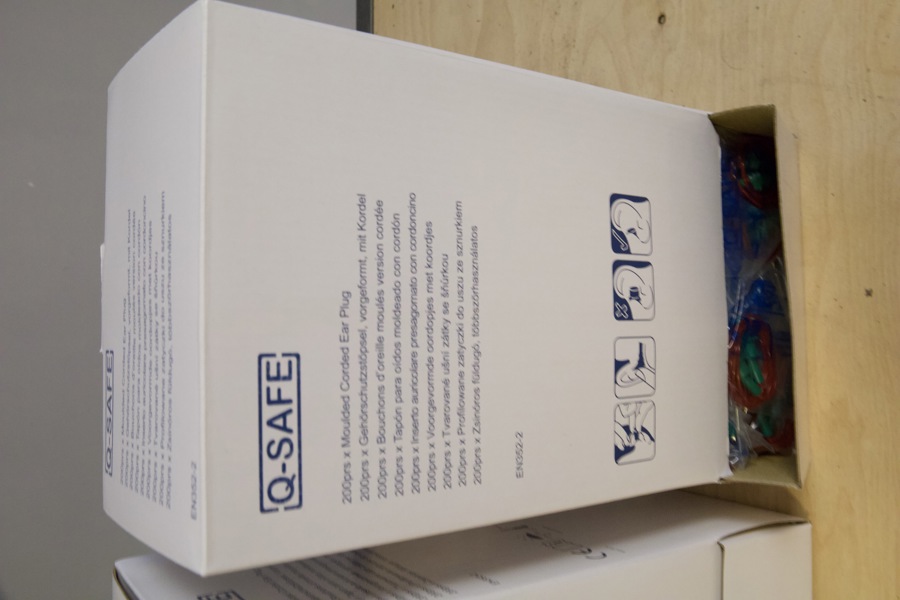 6 KARTONGER MEDHÖRSELPROPPAR, Q-SAFE, 600 st, nya