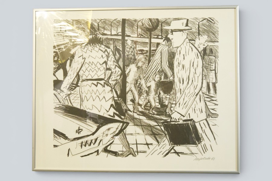SIGNERAD GRAFIK – MARJA RUTA – 1983