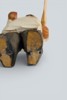 TRÄFIGUR, BAGARE, signerad, folkkonst, 1900-talets mitt.