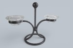 LJUSSTAKE, SMIDE OCH GLAS, 1900-TAL