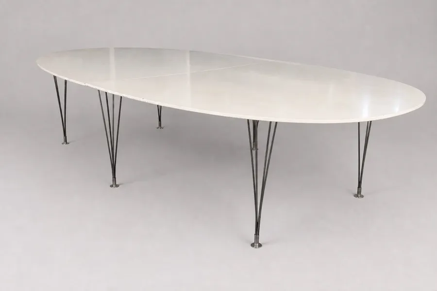 BRUNO MATHSSON & PIET HEIN, bord "Superellips", Fritz Hansen, Danmark