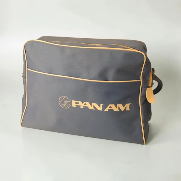 PAN AM cabin bag, vintage, vinyl.