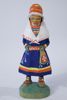 SKULPTUR, trä, samekvinna, Georg Jonsson, 1900-tal. Funäsdalen.