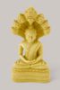 Buddha under sjuhövdad Naga, skulptur, sannolikt resin/komposit