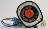TELEFON, "Ericofon", LM Ericsson, kobratelefon, grön.
