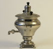 SAMOVAR, förnicklad metall, sannolikt Ryssland eller Östeuropa, 1900-talets första hälft.