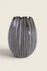 VICKE LINDSTRAND (1904–1983). Vas ”Fungo”, modell 3007, glaserat lergods, Upsala-Ekeby, 1949–55.