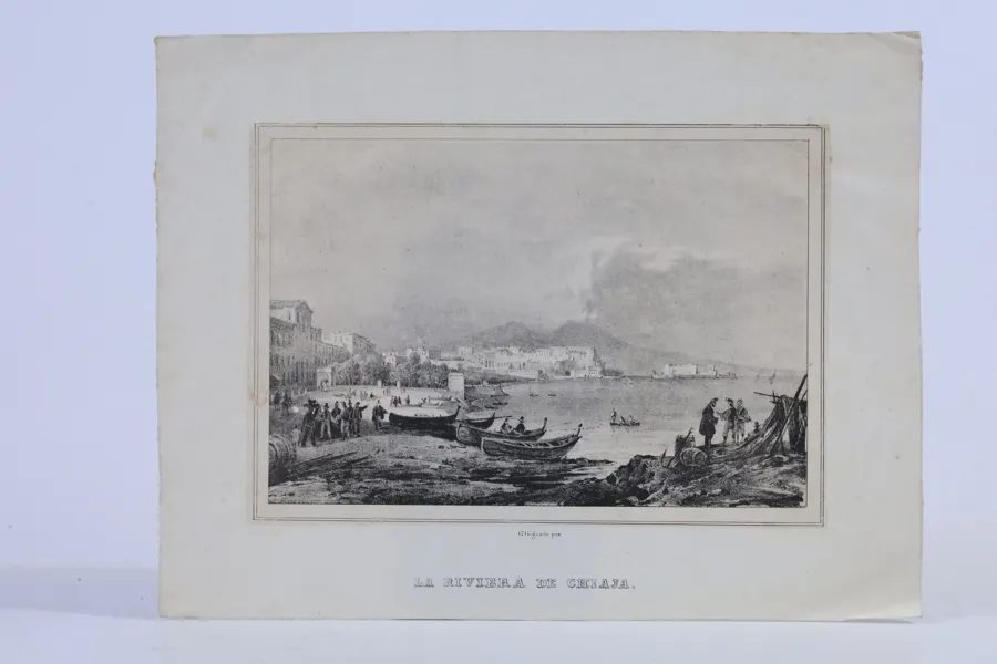 FRANCESCO WENZEL, efter Giacinto Gigante (Italien, 1806–1876).