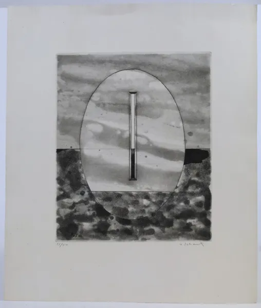 PHILIP VON SCHANTZ (1928–1998). Litografi, komposition, numrerad 51/310, signerad V. Schantz.