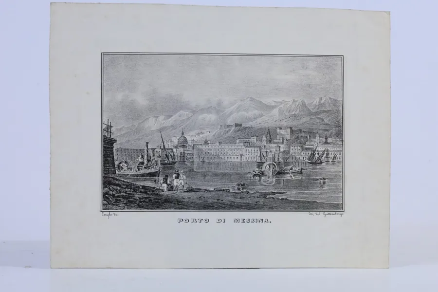 SANGIORGIO, efter teckning. Porto di Messina.