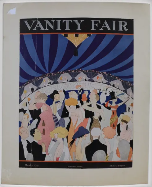 VANITY FAIR, tidskriftsomslag, mars 1921.