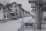 ANDERS BJÖRNHAGER (född 1956), tre Borlängemotiv, tuschteckningar, signerade och daterade 1998 respektive 2002.