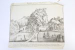 NAUPLIA MED OMGIVNINGAR, topografiskt grafiskt blad, 1800-tal.