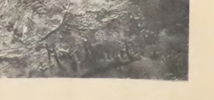 OIDENTIFIERAD KONSTNÄR, grafiskt blad, flodlandskap, 1900-tal.