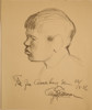 RAGNAR ASCHBERG. Skiss "Till Fru Aschberg den 22/3-36.