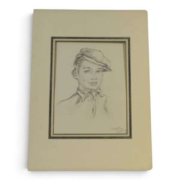 GRETA ERHARDT. Blyerts 1935 Från Ragnar Aschbergs