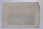 TJECKIEN. ”Die Kleinseite und der Hradschin von Prag”, stadsutsikt över Prag, grafiskt blad, 1800-tal
