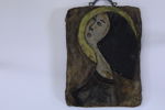 SVERIGE. STIG WÅHLBERG, Tällberg, ”Madonna”, glaserad keramikrelief, ca 1960