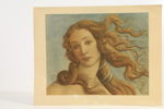 ITALIEN, ROM. EFTER SANDRO BOTTICELLI (1445–1510). ”VENUS FÖDELSE”, DETALJ MED VENUS, FÄRGTRYCK, TIDIGT 1900-TAL.