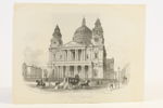STORBRITANNIEN, LONDON. J. NEWMAN, GRAVÖR OCH UTGIVARE. ”ST. PAUL’S CATHEDRAL”, STÅLGRAVYR, 1847.