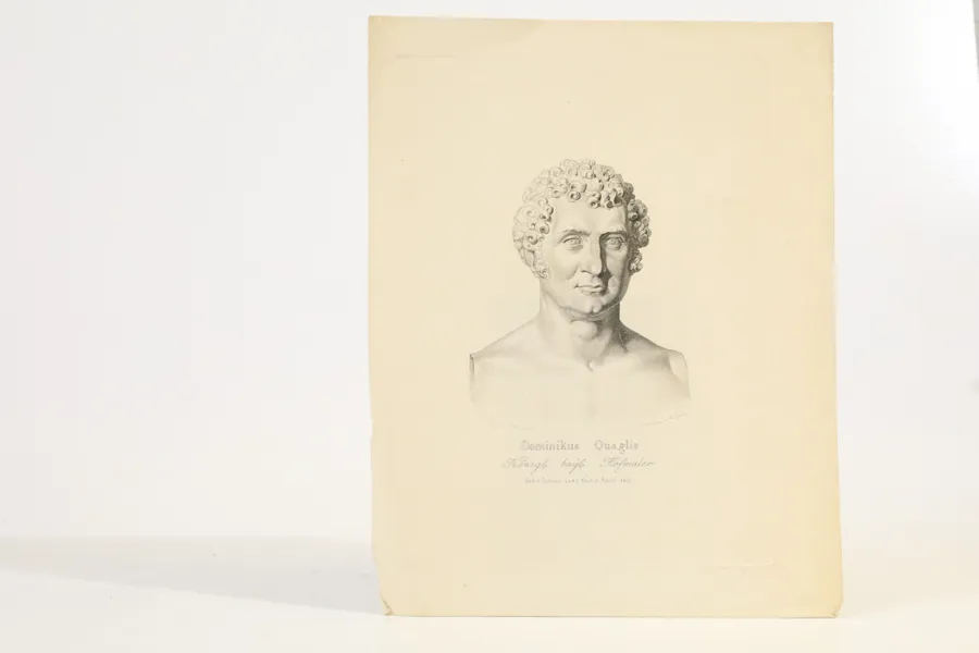TYSKLAND, MÜNCHEN. DOMINIKUS QUAGLIO (1787–1837), PORTRÄTT. LITOGRAFI, EFTER 1837.