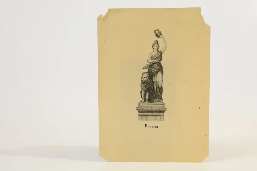 TYSKLAND, MÜNCHEN. ”BAVARIA”, OMKRING 1850–1860