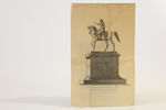 TYSKLAND, MÜNCHEN. ADRIAN SCHLEICH, ”MONUMENT MAXIMILIANS I. CHURFÜRSTEN V. BAYERN”, 1846