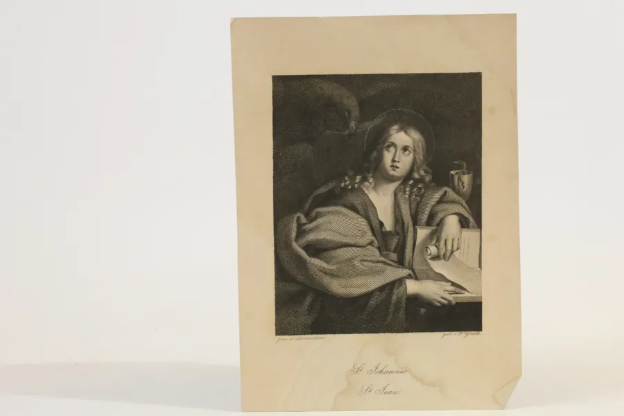 TYSKLAND. FRIEDRICH GEISSLER EFTER DOMENICHINO, ”ST. JOHANNES / ST. JEAN”, OMKRING 1840