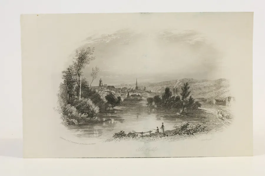 STORBRITANNIEN. EDWARD FRANCIS FINDEN, TILLSKRIVEN. SHEFFIELD, 1841.