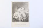 TYSKLAND. JOHN WOOD (Storbritannien, 1801–1870), efter, samt EDWARD JAMES PORTBURY (Storbritannien, 1795–1885), gravör. ”Die Hoffnung der Mutter”, 1800-tal.