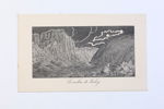 TYSKLAND. LORELEY VID RHEN, ”Le rocher de Lurley”, stålstick, 1800-tal.