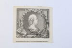 TYSKLAND. JOHANN MICHAEL SÖCKLER (1744–1781), gravör. Porträtt av Benjamin Franklin, kopparstick, 1700-tal.